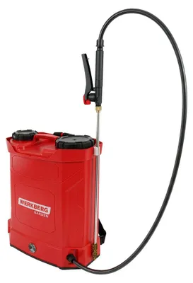 Produktbild von Akku-Drucksprüher 16 L 12 V 8 Ah 5,5 bar mit 4 Düsen | WERKBERG