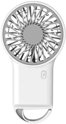Zdjęcie produktu dla Poręczny, składany, ładowany przez USB, biały mini wentylator
