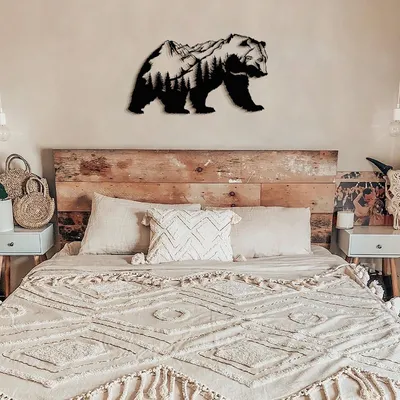 Immagine prodotto di Wallity, Etta- ATP1180, Nero, Altre decorazioni per la casa, 71 x 41 cm, 100% acciaio (Spessore: 1