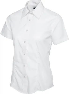Produktbild von Damen Bluse Kurzarm "UC712" - Uneek White 3XL