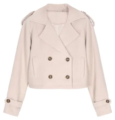 Image de Veste pour femme SAPORTA - couleur crème, taille M