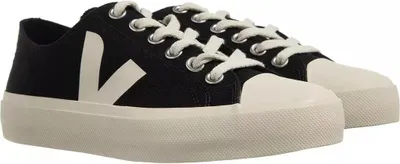 Produktbild von Veja Wata II Low Damen Leinwandturnschuhe in Schwarz – undefined / Schwarz