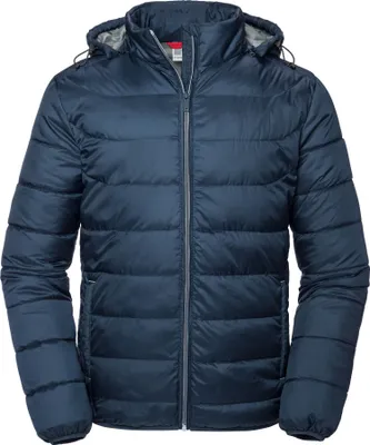 Produktbild von Russell - "Nano" Steppjacke mit Kapuze für Herren PC6509 (L) (Dunkelblau)