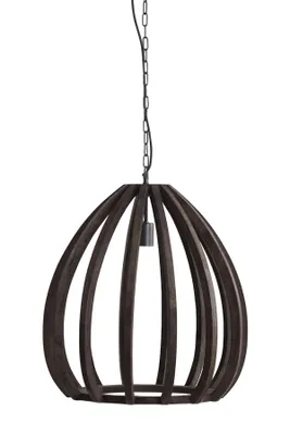 Produktbild von Light & Living - Hängelampe BARSIA - Ø50x54cm - Braun