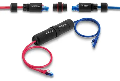Immagine prodotto di Delock Kabelverbinder RJ45 Buchse zu RJ45 Buchse Cat.6 mit M