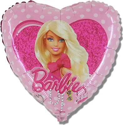 Zdjęcie produktu dla Balon Barbie Grabo serce, 46cm