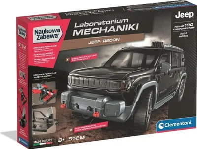 Zdjęcie produktu dla Clementoni Naukowa Zabawa - Laboratorium mechaniki: Jeep Recon