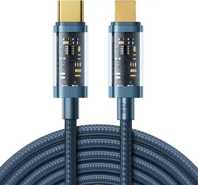 Produktbild von Joyroom S-CL020A12 Lightning auf USB-C PD 20W Schnellladekabel, 1.2m, Blau