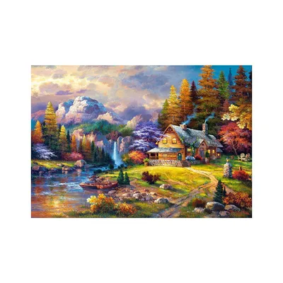 Produktbild von Castorland Puzzle Cottage Mountain Hideaway - 1500 Teile Landschaft
