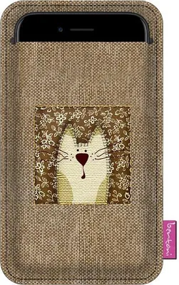 Produktbild von Handytasche Prexo aus Filz 10 x 17 cm, mit farbigem Aufdruck, maschinenwaschbar