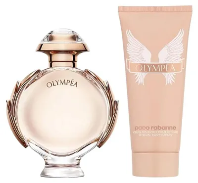 Zdjęcie produktu dla Zestaw Paco Rabanne: Olympea Eau de Parfum dla kobiet, 50 ml + Balsam do ciała Olympea, 100 ml