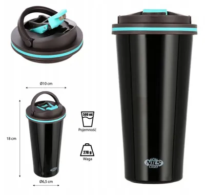 Produktbild von Nils Camp NCB18 Thermobecher 500ml für Kalt und Heiß