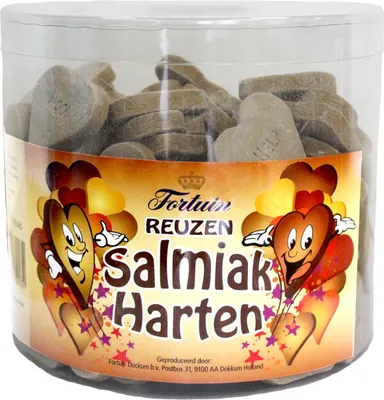 Produktbild von Fortune Salmiak hearts 120 pieces