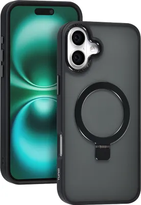 Immagine prodotto di Custodia posteriore TUNIQ per iPhone 16 Plus - Magsafe - silicone - Nero