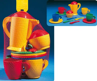 Immagine prodotto di Piatti Molto Play Servizio di bambole per caffè e tè per bambini 14 pezzi.