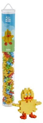 Produktbild von Plus-Plus 9604276, Geniales Konstruktionsspielzeug, Küken, Kreativ-Bausteine Tub