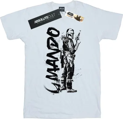 Produktbild von Star Wars - "The Mandalorian" T-Shirt für Herren BI47249 (M) (Weiß)