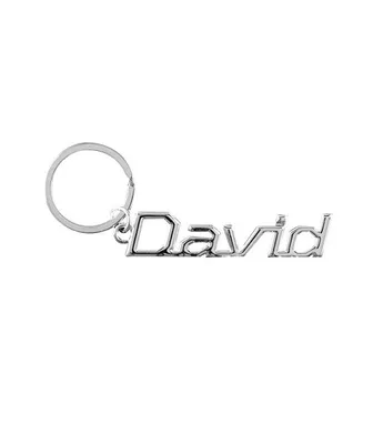 Productafbeelding van Cool car keyrings - Auto sleutelhanger met naam David