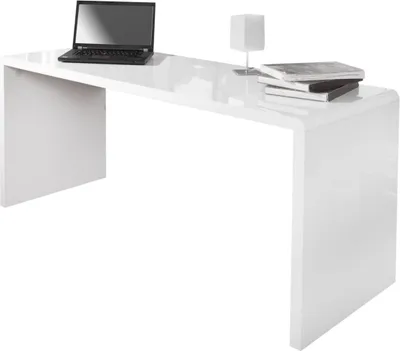Immagine prodotto di Scrivania Scrivania per PC Scrivania da lavoro Bianca160 x 75 x 60 cm Moderna stretta