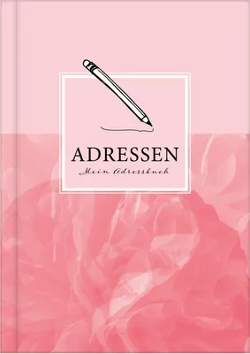 Produktbild von Adressbuch mit Geburtstagskalender | Kontaktbuch in DIN A5| Telefonregister & Adressbuch mit Telefonnummer, Adresse, E-Mail | Telefonbuch rosa
