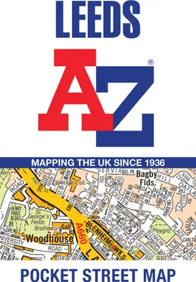 Produktbild von Leeds A-Z Pocket Street Map