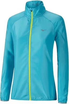 Zdjęcie produktu dla Damska kurtka sportowo-bieganiowa Mizuno Impulse Impermalite w kolorze niebieskim, rozm L