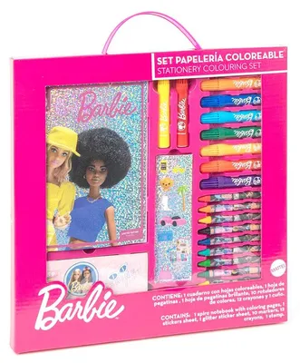 Obrázek produktu pro Tvořivá sada Barbie na vybarvování – školní a volnočasové potřeby