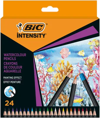 Produktbild von Bic - Aquarellstifte Intensity, 24er-Pack