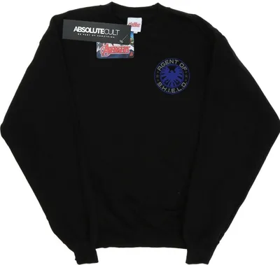 Produktbild von Marvel - "Agents of SHIELD" Sweatshirt für Herren BI3467 (L) (Schwarz)