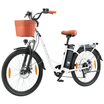 Produktbild von E-Bike Cityrad 26ST 522WH 14.5Ah 6Gänge 26 Zoll Pedelec CE Damen und Herren Shimano, Kettenschaltung, Heckmotor, 522 Wh, Elektrofahrrad