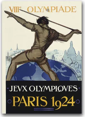 Produktbild von Poster - Canvas - Leinwand - 59,4 cm x 84,1 cm - Fotoposter - Leinwandkunst - Olympische Spiele
