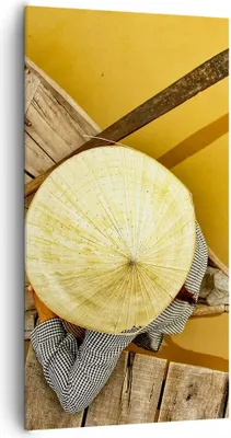 Produktbild von Bild auf Leinwand - Leinwandbild - Einteilig - Asiatisch Boot Brücke - 65x120cm - Wand Bild - Wanddeko - Wandbilder - Leinwanddruck - Bilder - Wanddekoration - Leinwand bilder - PA65x120-4844
