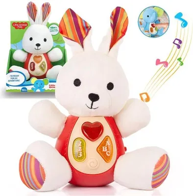 Obrázok produktu pre Królik Interaktywny Pluszowy z Dźwiękami 18 cm
