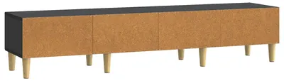 Produktbild von "2026 Moderne"TV-schrank( 1PC) - moderne Fernsehschrank - Medienmöbel - Schwarz 147x34,5x30cm Holzwerkstoff - TV-Schränke Schlussverkauf653441