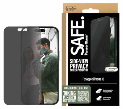Image de PanzerGlass SAFE. by ® Privacy Screen Protector iPhone 16 | 15 | Ultra-Wide Fit