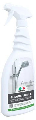 Immagine prodotto di Detergente anticalcare bagno, protezione antigoccia, pulizia quotidiana Marbec SHOWER BRILL - 750ML