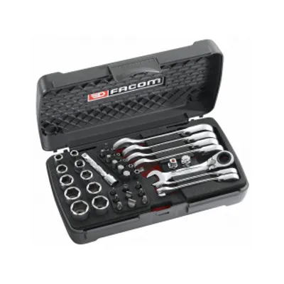 Produktbild von Facom-Kit 467bs mit Adapter, Bits und Stecknüssen