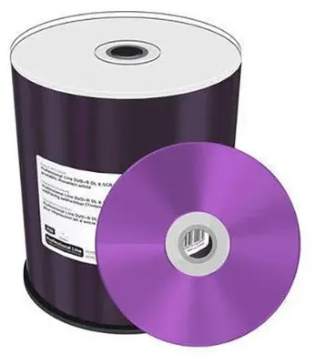 Produktbild von MediaRange MRPL607-C, DVD+R DL, 120 mm, Druckbar, Tortenschachtel, 100 Stück(e), 8,5 GB