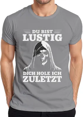 Immagine prodotto di Maglietta da uomo sarcastica, spaventosa e gotica, grigio, 3XL