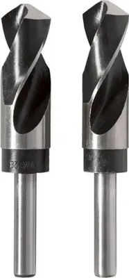 Two HSS spiral drill bits are shown against a white background.