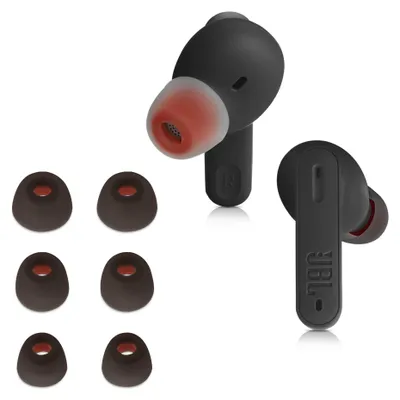 Produktbild von kwmobile 6x Silikonaufsätze für JBL Tune 230 NC TWS / T230NC - Ersatz Ohrstöpsel in 3 Größen - Ear Tips für In-Ear Kopfhörer - Zubehör Ersatzpolster