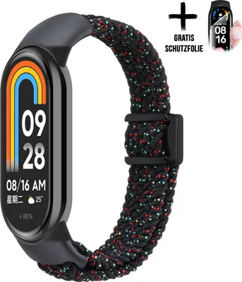 Produktbild von Armband Für Xiaomi Smart Band 8 9 * Bunt-Galaxy * Nylon Magnet Uhrenarmband Armband Zubehör Ersatz Moe-Pley™