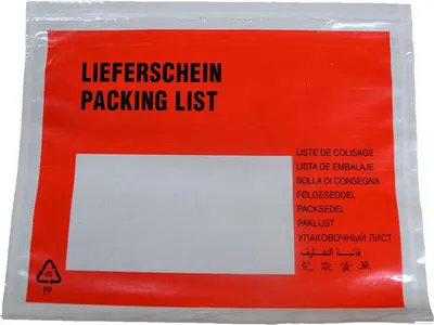 Produktbild von 1000x Dokumententaschen Begleitscheintaschen *Lieferschein* C5 235x175mm
