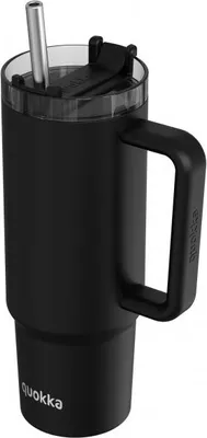 Zdjęcie produktu dla Quokka Vibe Smartgrip, kubek termiczny ze stali nierdzewnej czarny, 880 ml, 40380