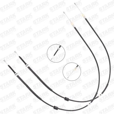 Produktbild von STARK Handbremsseil Seilzug Feststellbremse für FORD MONDEO III Kombi (BWY) Hinten SKCPB-1051120