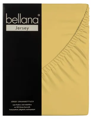 Produktbild von Bellana Jersey Spannbetttuch 180-200 x 200 cm weizen 120g/m², 100% Baumwolle