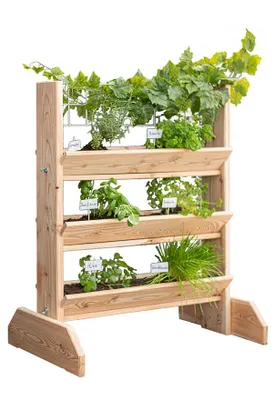 Obrázok produktu pre Westmann stojan na bylinky zo smrekovcového dreva s mriežkou Viktoria L prírodný 50x80x95 cm