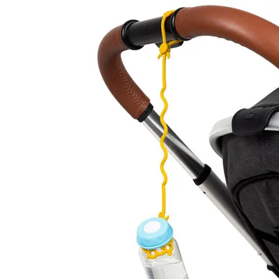Produktbild von Novi Silikon Strap – praktischer Befestigungsband für Babyzubehör, flexibel & hygienisch, Yellow
