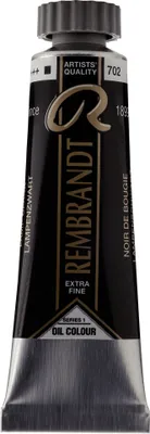 Produktbild von Rembrandt Ölfarbe Tube 15 ml Lampenschwarz 702
