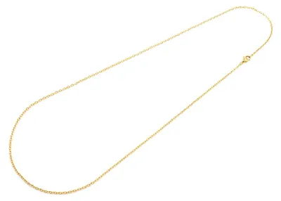 Produktbild von Vintageparts Halskette 304 Edelstahl goldfarben 60cm DIY Schmuck basteln